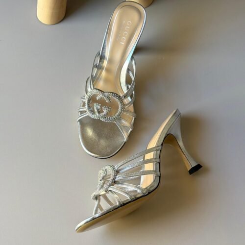 سلايد ساندل كريستال سليفر