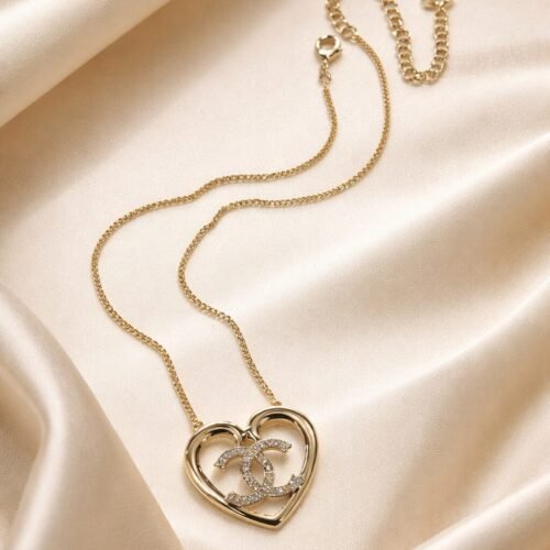 Heart Pendant Strass
